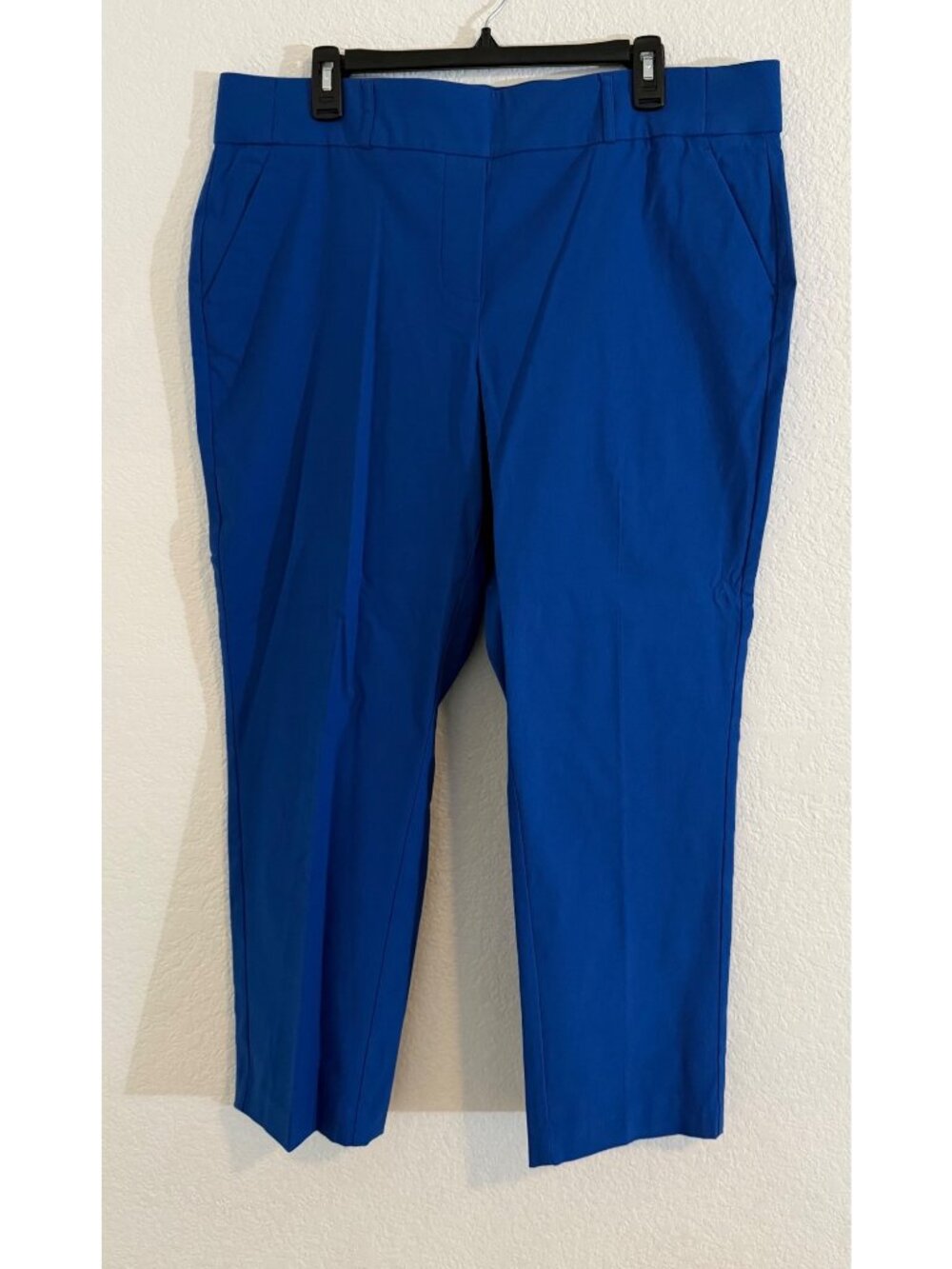 Simply Vera by Vera Wang Cobalt Blue Mid-Rise Stretch Skinny Ankle Size XL- New